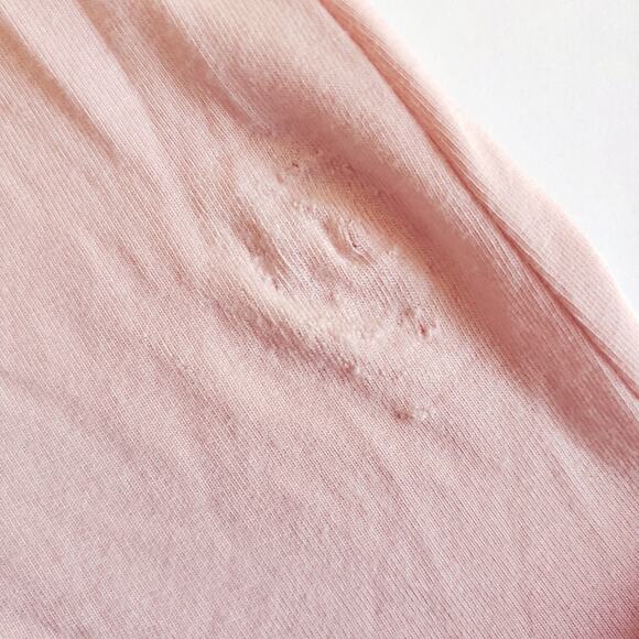 INGRID & ISABEL boho maternity ruffle off the shoulder pink maxi dress Sz S NEW - Picture 5 of 9